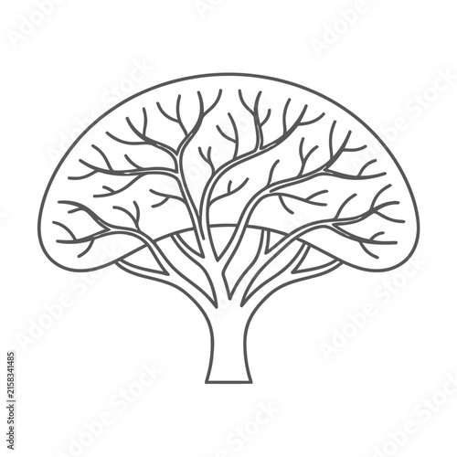 Stylized Tree Outline