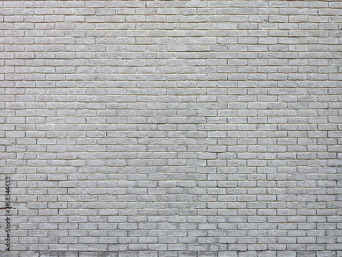 Plakat Grey Brick Wall Background with Clean and Smooth Texture for Design
