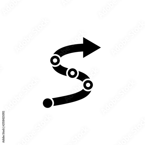 vector illustration of an arrow