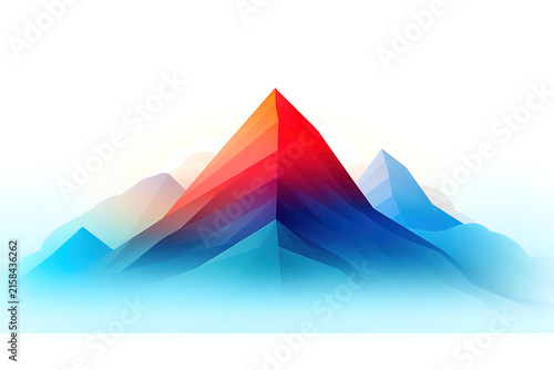 Fantastic view of the mountain. Mountain landscape. The beauty of nature