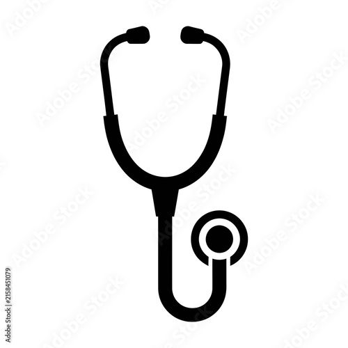 Stethoscope icon medical symbol healthcare tool