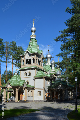 Obraz na płótnie The Church of the Descent of the Holy Spirit upon the Apostles in Komarovo