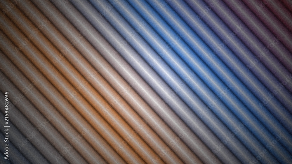 Obraz premium Abstract background, featuring diagonal lines, with a smooth, gradient of blue, and warm brown tones