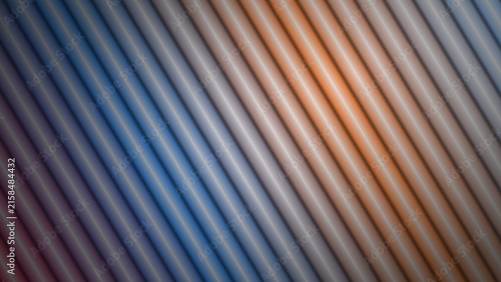 Obraz premium Abstract background, with diagonal lines, in shades of, blue, orange, and, dark grey gradient texture