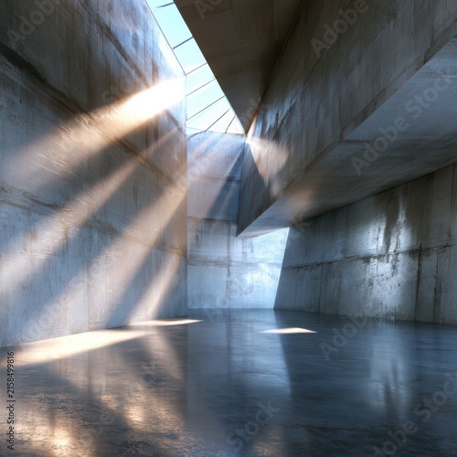 underground parking garage