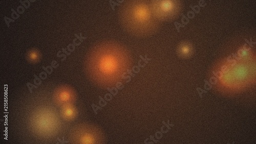 Photography Warm amber and orange bokeh background, with glowing circular, light orbs and, a