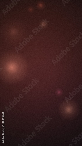 Plakat Abstract dark maroon background, featuring soft glowing, circular light orbs, with grainy texture