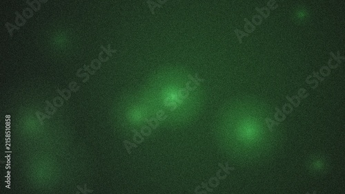 Photography Dark green background, featuring soft glowing, circular orbs with, a subtle grai
