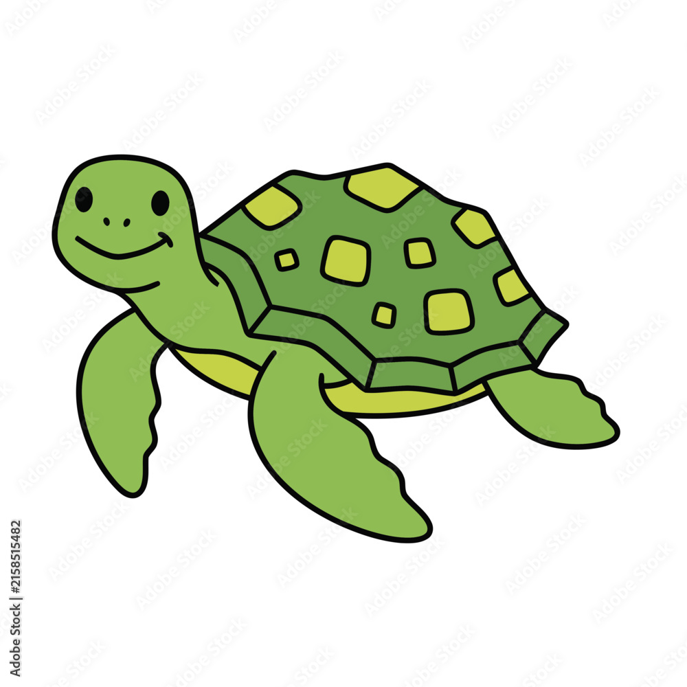Obraz premium Cartoon Turtle
