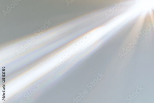 The Sunlight Beams Across Sky Creating Ethereal Lens Flare and Glow