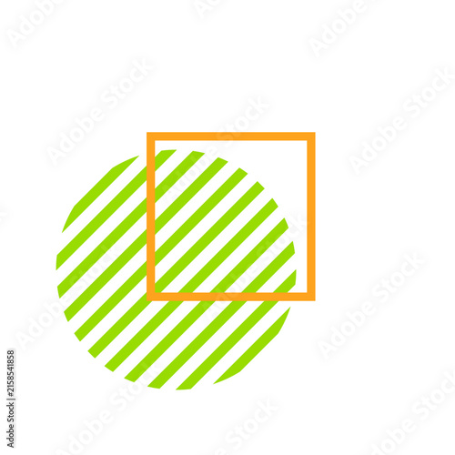 Abstract Geometric Vector Illustration