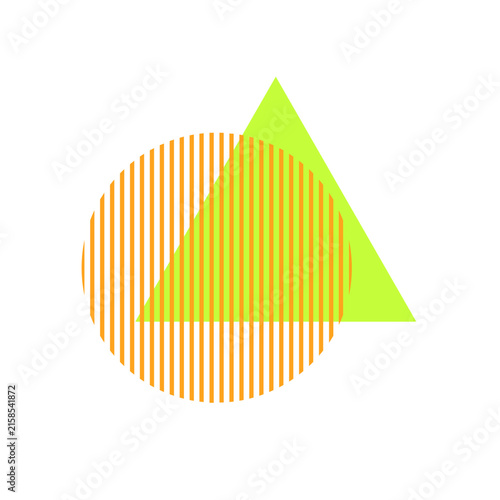 Abstract Neon Geometric Shapes
