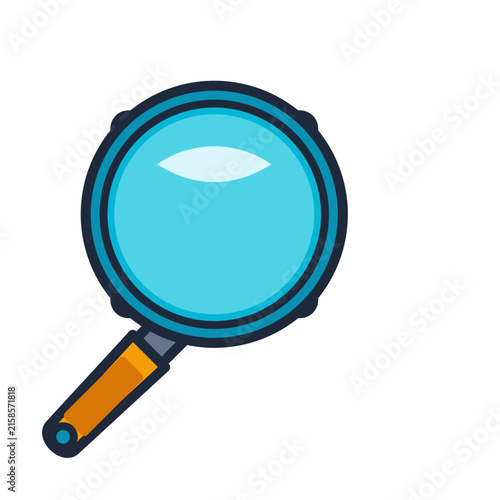 Magnifying Glass Science Discovery Research Vector