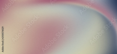 Pastel Mauve Pink, Dusty Rose, Slate Grey, Soft Cream, and Muted Indigo Abstract Gradient Background Featuring Heavy Grainy Noise Texture with Curved Spectrum Wave