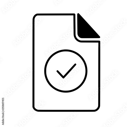 Document file icon. Collection with outline style. File document sign. Symbol for paper, report, form, article and document management interface design. Vector illustration.