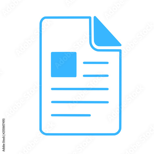 Document file icon. Collection with outline style. File document sign. Symbol for paper, report, form, article and document management interface design. Vector illustration.