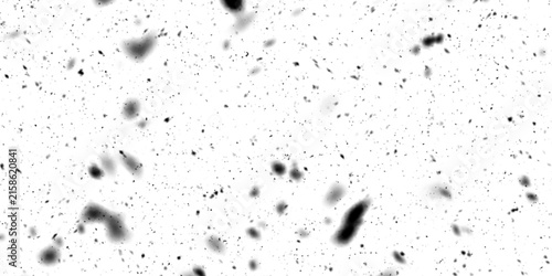 Falling snow particles on transparent background creating winter storm texture effect, adding cold weather overlay for seasonal design elements and frozen abstract scenes