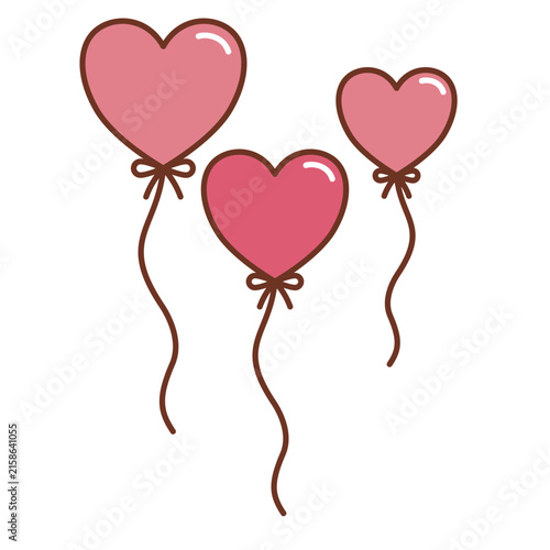 Valentine Day Love Heart Ornament Decor Balloon