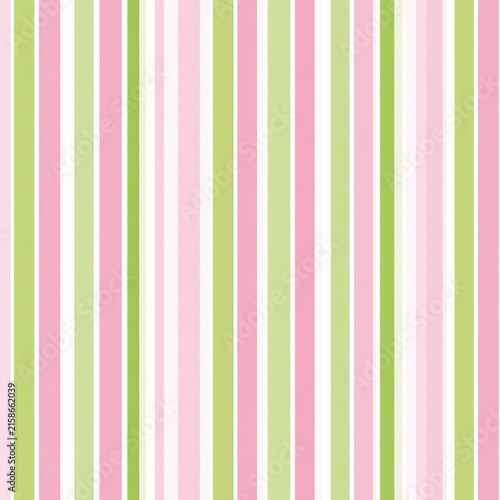 pastel vertical stripe pattern in pink green and white conveying a soft playful springtime mood