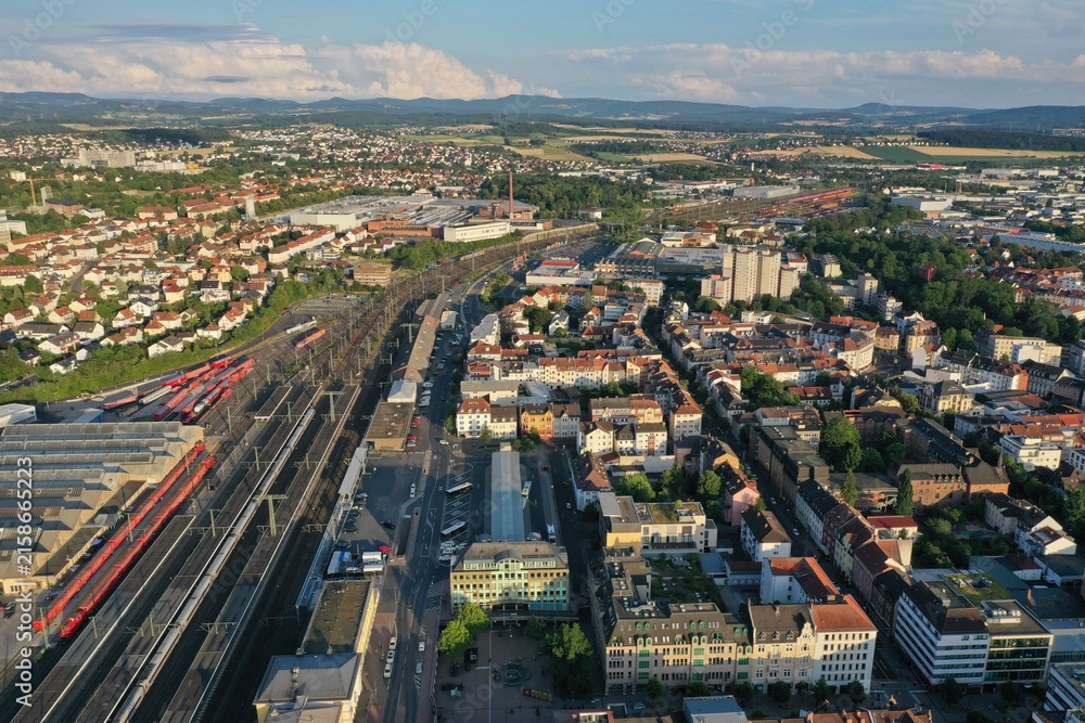 Obraz premium Luftbild von Fulda