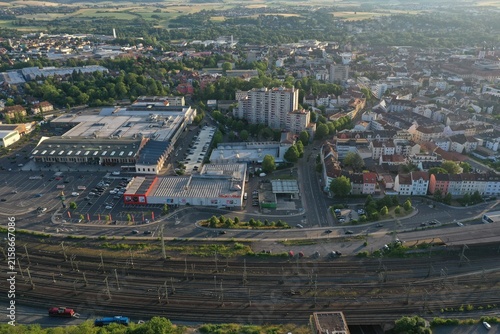 Fulda aus der Luft – Panorama der historischen Innenstadt und Umgebung