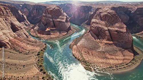 Horseshoe Bend Colorado River Landscape.