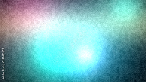 Vintage light leak flare with soft cyan and pink gradient glow on textured film background