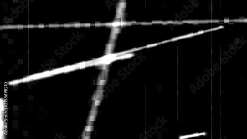 Abstract black grunge texture with sharp white intersecting lines for modern design overlays