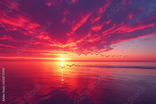 Selective focus colorful sky transitioning from day to night