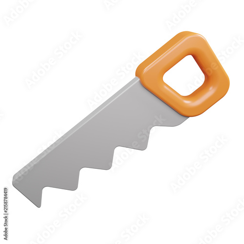 Foto 3D Folded Hand Saw
