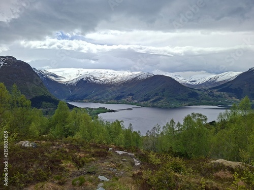 Fjord norway dramatic landscape