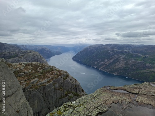 Fjord norway dramatic landscape