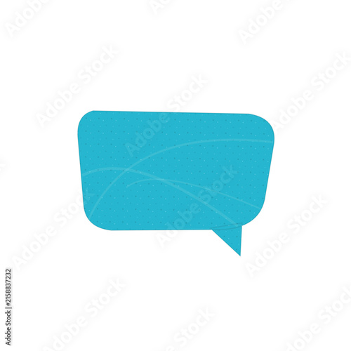 Speech bubble graphic for presentations and social media designs