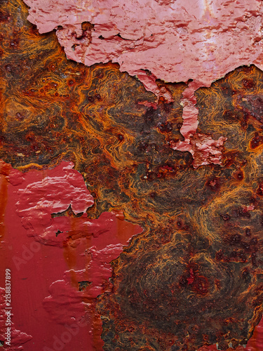 red paint background