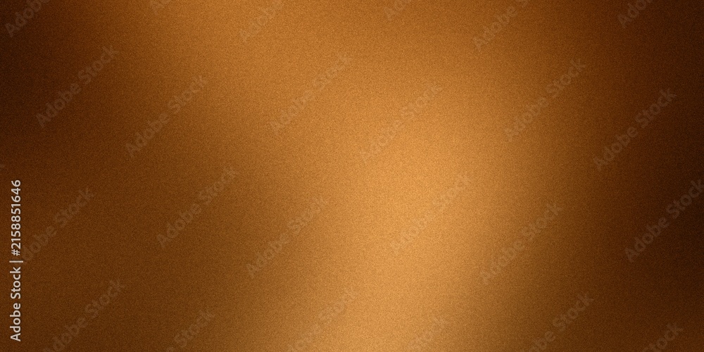 Fototapeta premium grainy golden bronze metal texture matte gradient brown copper luxury noisy abstract blurred background