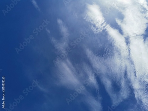 blue sky with clouds