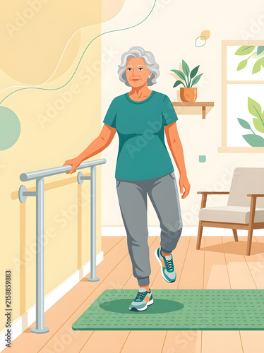 Fall Prevention Concept vector icon set