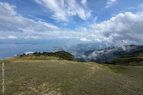 Swooping views from Biwako Terrace in Biwako Valley Above Lake Biwa, Shiga, Japan