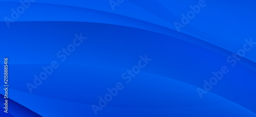 Foto Modern futuristic blue mesh wave backdrop with overlapping smooth shapes