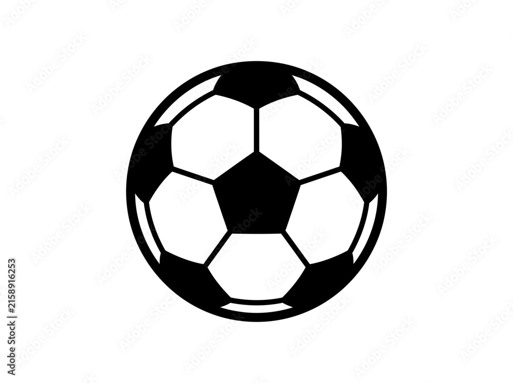 Fototapeta premium Vibrant Soccer Ball High-Quality Stock Image