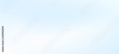 Konstfotografi Soft cloud blue white gradient abstract background, blurred smooth wavy blue wal