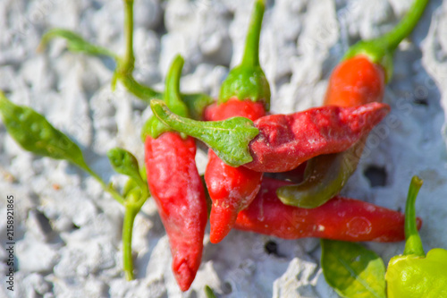 red hot chili peppers close up of food