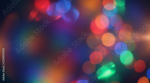 Abstract Bokeh Lights Background with Soft Blurred Circles