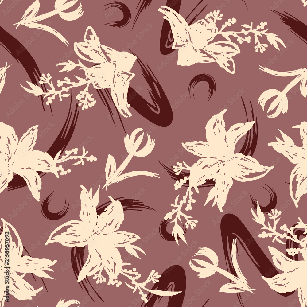 Fototapeta premium Textile digital design motifs pattern ikat rugs paisley front back and dupatta and baroque etc.