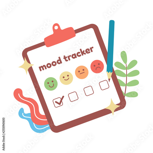 This journaling sticker is suitable for Mental Health and Self-Care Checklist
