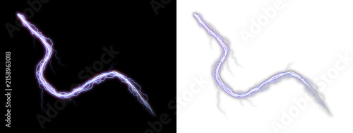 Photography Abstract purple electric lightning bolt thunder thunderbolt effect