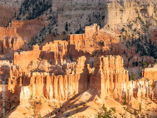 Obraz na płótnie view to Bryce Canyon in afternoon light