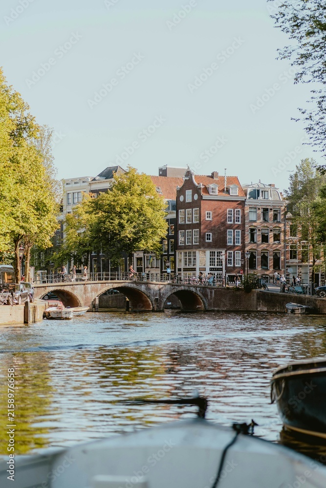 Fototapeta premium canal in amsterdam