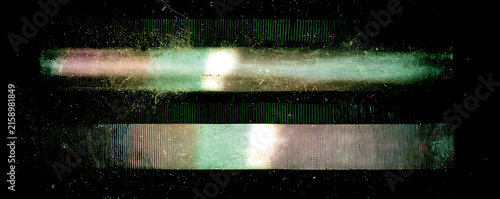 Vibrant light spectrum display showcasing data and electromagnetic patterns