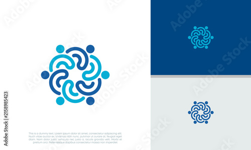 Human Resources Consulting Company, Global Community Logo	
